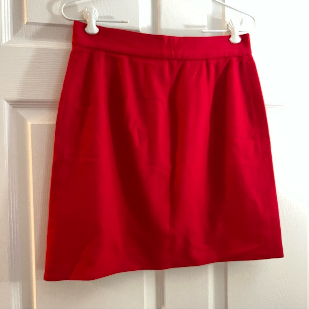 Vintage Gianni Versace Red Mini Skirt 6